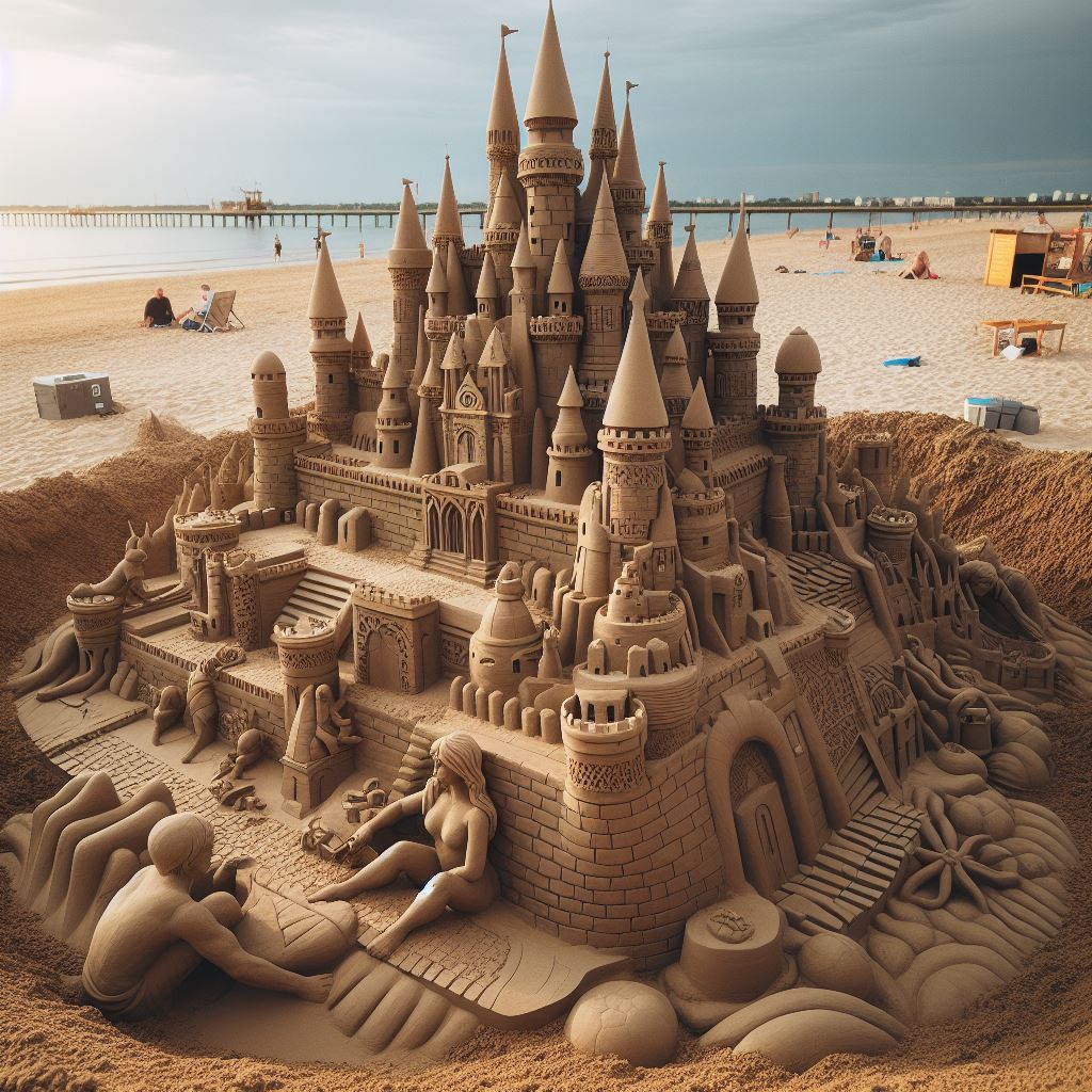 Sandcastle Sculpting: Crafting Wonders from Sand and Imagination